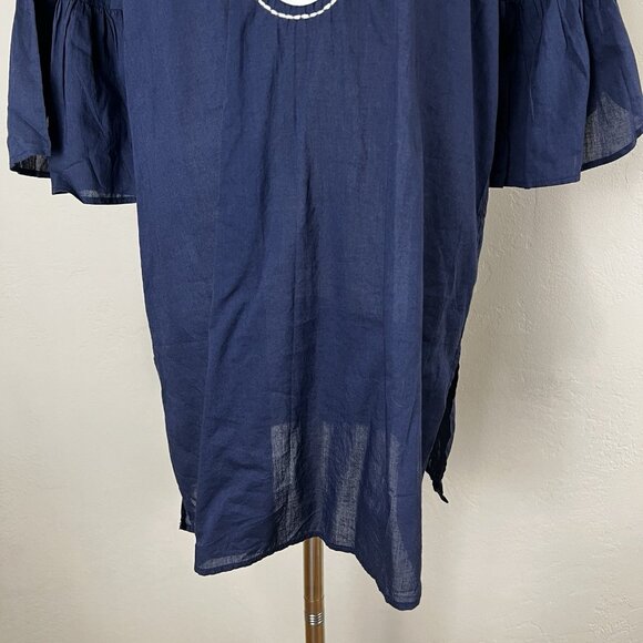 Lilly Pulitzer Size XS Navy Blue Swim Piet Coverup Dress Embroidered Size XS NEW - Picture 3 of 12